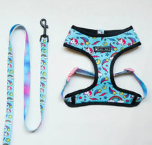 Load image into Gallery viewer, NEW Unicorn dog harness set
