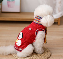 Load image into Gallery viewer, Snoopy Scarf dog jumper
