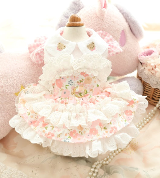 NEW D RING Teddy Lux dog dress