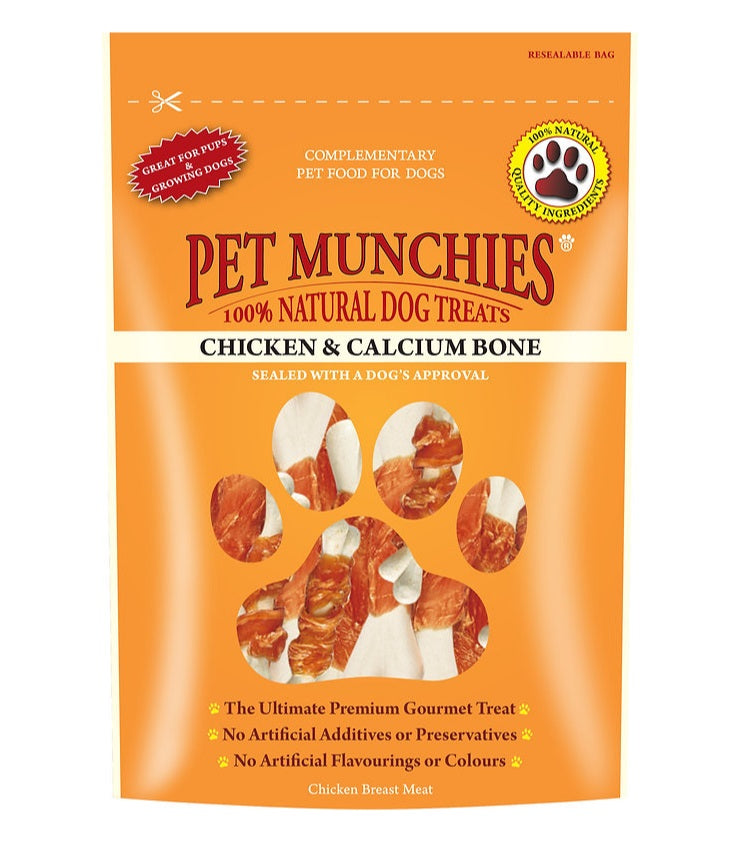 Pet Munchies Chicken & Calcium Bones 100g