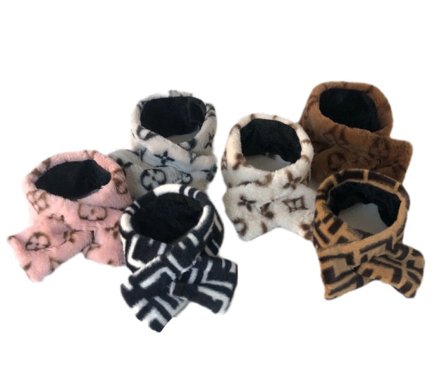 NEW Designer inspired fleece scarf