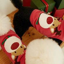 Load image into Gallery viewer, NEW Glitter Reindeer dog jumper
