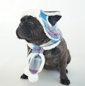 NEW Winter pet hat and scarf