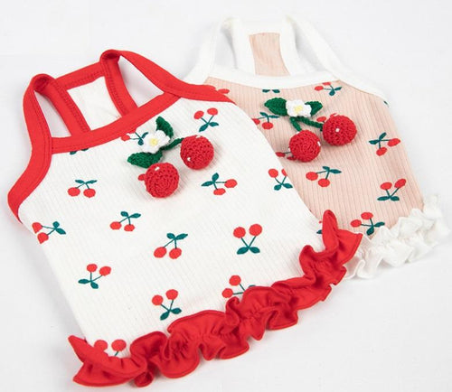 Cherry dog top - Isle For Dogs