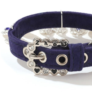 Velvet Diva dog collar