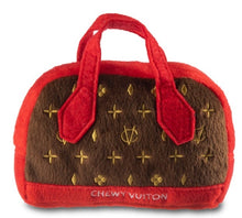 Load image into Gallery viewer, Chewy Vuiton Posh Purse ( Red Trim )
