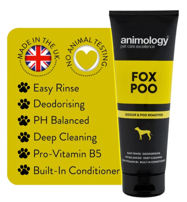 NEW Fox Poo Dog Shampoo 250ml