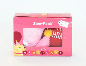 NEW Zippy Burrow Pup Birthday Box Pink