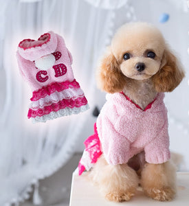 I Love CD dog dress