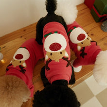 Load image into Gallery viewer, NEW Glitter Reindeer dog jumper
