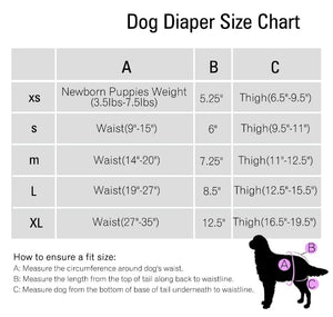 NEW Female Dog Diaper Reusable Washable Durable 2PC