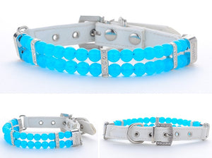 NEW Glow up dog collar set