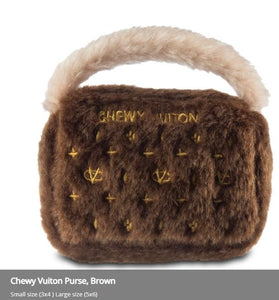 Classic Brown Chewy Vuiton Plush Toy